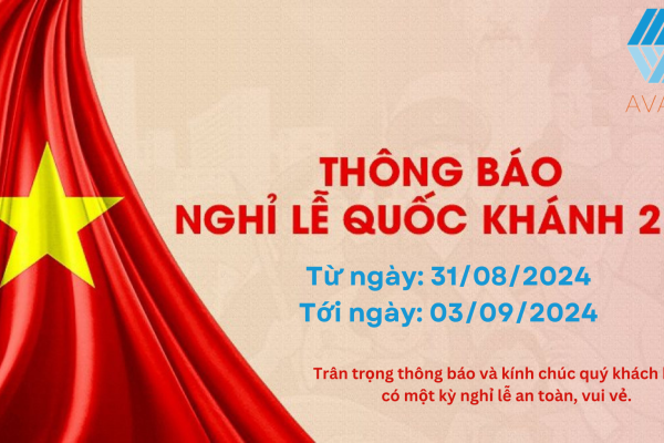 Thông báo nghỉ lễ 2 tháng 9 năm 2024